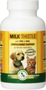 Milk Thistle Jetra in ledvice Dopolnilo za pse in mačke z DHA, EPA, Silymarin in vitamin B (B1 B2 B6 B12) za preprečevanje bolezni jeter in ledvic - 60 Žvečljivi izdelki - okus slanine