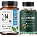 Sulforaphane Complex z 200 mg DIM dodatek za izboljšano estrogensko ravnovesje za ženske 