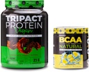 Nutrologija TRIPACT Vegan Protein Powder, za Vegan Beljakovine Shake, čokoladno arašidovo maslo (20 servingov) BCAA Naravni BCAA na osnovi rastlin BCAA Powder, limonada Flavor (30 servivov)