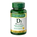 Bounty vitamin D3 1000 IU Mehkužci, Imunska podpora, Spodbuja zdrave kosti, 1 Softgel na dan, Gluten brezplačno, 350 Število