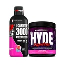PROSUPPS L-Carnitine 3000 brez stimulantnih tekočinskih strelov (31 strežnikov, Berry) in g. Hyde Signature Series pred-workout Energy v prahu pijača (30 strežnikov, vilinski prah)