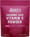 Judee's Pure Vitamin C Powder 5 lb - 100% Non-GMO, Gluten-free in Nut-free - (L - Askorbinska kislina) - Imunska podpora & Antioksidant dodatek - Brez polnil - za kozmetične in konzervirane hrane