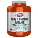 NOW Foods Športna prehrana, izolat sirotkinih beljakovin, 25 g z BCAA, nearomatiziranim praškom, 5-pound