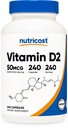 Nutricost Vitamin D2 dodatek (2000 i.e.) 240 Kapsule - Veganske, ne-GMO, Gluten-free, test za tretjo stranko
