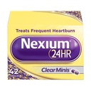 Nexium 24HR ClearMinis Acid Reducer Zgaga Relief Zakasnjena sprostitev Kapsule za vse dni in vse noči Zaščita pred pogosto zgago, Zgaga Medicina z esomeprazol Magnezij - 42 Count