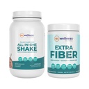 Reignite Wellness JJ Deviška čokolada Paleo All-in-One Shake in Extra Fiber Powder dodatek