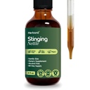 Sting Nettle Leaf in Root 4 fl oz Liquid Extract - Naravna urinska in ledvična podpora za človeka in žensko - Organic Urtica Dioica - Visoka moč Zeliščni dodatek - 90-dnevno oskrbo