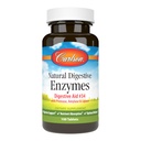 Carlson - Naravne prebavne encime, prebavna pomoč #34 s proteazo, amilazo in lipazo, prebavna podpora, absorpcija hranil in optimalna Wellness, 100 tablet