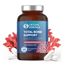 OCEAN ESSENCE skupna podpora za kosti - na rastlinah temelječi kalcij dodatek za podporo gostote in moči kosti - za moške in ženske 35+ - 120 naravnih kalcijevih kapsul - vitamini za optimalno zdravje