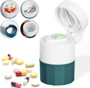 Tablete Crusher in Cutter, tablete Grinder za majhne tablete in vitamine, tablete Crusher Grinder Fine Powder, 4-v-1 Medicine Pulverizer Grinder, tablete Cutter s shranjevanjem zdravil