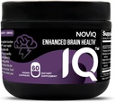 IQ - 11-in-1 Nootropic Brain Supplement: podpira spomin in kognicijo - Bioaktivni B- Complex w/ 5-MTHF, L-teanin, L-tirozin, Bacopa, Ginkgo, Huperzin - Vegan, Non-GMO, Caffeine Free - 60 Count
