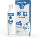Vitamin D3 in K2 peroralni pršilo (60 odmerkov) - 75mcg, 3000 i.e. multivitaminski pršilo- Muskmelon aroma - enostavna absorpcija peroralni vitamin D tekoči dodatek - podpora za zdravje kosti in imunski pršilo za odrasle