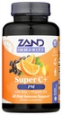Zand Immunity Super C+ PM, Nighttime Imune Support Plus Melatonin, 1000mg PureWay-C Vitamin C, cink, D3 & Bezgove jagode, Izboljšana absorpcija - 60 tablet, 30 serving