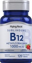 Piping Rock Vitamin B12 1000 mcg Podjezične tablete 