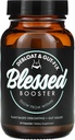 Blessed Booster De-Bloat & Gut Fix - Daily De-Bloat & Gut Zdravje za Belly Bloat Relief in zadrževanje vode, Prebavne encime, rastlinsko, Vegansko-prijateljsko, Gluten-free, Sugar-free (30 kapsul)