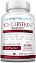 Odobreni Science Cholestrin - Podpora ravni lipidov - Antioksidanti, Lecitin, Berberine HCL, Berries, BioPerin - 60 kapsul - Izdelano v ZDA