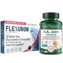 Izdelki čistosti Flexuron Joint Formula + H.A. Skupni Flexuron (Krill Oil, Hyaluronska kislina z nizko molekulsko maso, Astaksantin) - HA Joint (BioCell Collagen, Boswellia Serrata, Quercetin, H.A. + More)