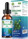 Origano Oil tekoče kapljice s karvakrolom,Vitamin E - 6 mesecev Dobava Olje Origano kapljice Tinkture Extract, čiščenje, Detox, Imunska podpora, Prebavni Gut zdravje - Pure Vegan Herbal Oregano olje 2oz