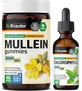 BIO KRAUTER Mullein 60 Gumies & klorofil Tinktura 2 Fl. Oz.