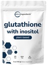Glutatione dodatek, Pure Glutatione Zmanjšani prašek z Inozitol, 5 Ounce (9 mesecev dobave), 2 v 1 Formula, Močne sestavine za antioksidantov, Podpira delovanje jeter, Vegan