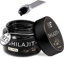 Shilajit Pure Himalaaan Organic Shilajit Resin 50g - Največji dnevni odmerek 500mg - Naravni Shilajit za moške z 85+ Trace minerali & Fulvic kislina za energetsko podporo Imunska podpora 50 Grams