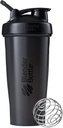 BlenderBottle Classic Shaker steklenica kot nalašč za beljakovinske Shake in pred vadbo, 28-ounce, črna