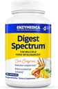 Enzymedica Digest Spectrum, Advanced Digestive Enzymes za ženske in moške, podpira prebavljanje in več prehranskih intolerance, hitro delujoča formula za plin in napihnjenost, 90 kapsul FFP