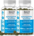Amire dr. Awan Ashwagandha Gummies, Mood, Energy, & Immune Booster, 120ct, 60 dnevna dobava