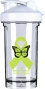 Nehodgkinski limfom Ozaveščanje o raku 1 18 Ounce Shaker plastenka Napitek Mešalnik Predobdelava Beljakovine Tresanje Mealna zamenjava Stresa Plastenke 500ML/18 Oz bela