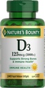 Bounty vitamin D3 5000 i.e. softgels, hitro sproščanje, Imunska podpora, Dodatki vitamina D, 240 Ct
