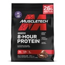 MuscleTech Platinum 8-Hour Protein Powder - 7 Premium Beljakovine Viri beljakovin z Whey & Kazein Protein za povečano natezno mišico, moč in izboljšano okrevanje - mlečna čokolada, 50 Serving