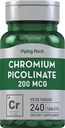 Piping Rock Chromium Pikolinat 200mcg 