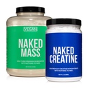Naked brez soje beljakovinski paket: 8LB veganski masni kreatin
