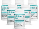 TURNER Calcium Plus, Vsenaravni dodatek za morsko kalcij, z UAF1000+ Super antioksidant, magnezij + vitamini K2 & D3, Podpira Gostota kosti in skupno zdravje, 6 steklenice, 540 kapice, 6 Mesec oskrbe