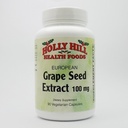 Holly Hill Health Foods, Evropski izvleček grozdnih semen 100 MG, 90 kapsul