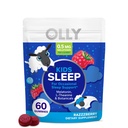 OLY otroci spijo Gummy, 0,5mg Melatonin, L Theanine, Kamilica, in Lemon Balm, Otroci žvečljivi dodatek, priložnostno podporo spanja, malina - 60 Count