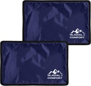Glacial Comfort Gel Ledeni paket za bolečine v hrbtu - (12" x 8") Reable Cold Pads za hip, koleno, poškodbe ramen, mišične seve, Migraine & Postpartum recovery s Flex tehnologijo - Po operaciji.