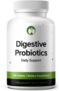 Probiotiki za prebavne zdravstvene podpore Bloating & Rednost dodatek 240 Tablete 3 milijard CFU (240, Digestive Probiotics)