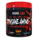 Insane Labz Insane Amino Hellboy Edition, BCAA z energijo Focus Muscle Recovery, Intraworkout Powder, 2 1 1 Razvejane verige aminokislin v prahu, 30 Srvgs, Modra malina