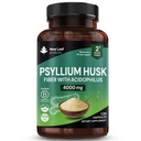 Psylium Husk Kapsule Obogatene s probiotiki Fibre dodatek visoke absorbcijske moči Prispevajo k črevesju in prebavnega zdravja iz semen Plantago Ovata, Ispaghula Husk, Gluten-free Made v Veliki Britaniji