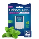 Enokom Preprosti Slumbers Vrnitev v spanje Raztapljanje trakovi 21-Count, Melatonin 3mg, Cool Mint