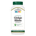 21. stoletje Ginkgo Biloba Extract Veg-Capsules, 200-Count (21687)