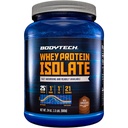 BODYTECH Whey Protein Isolate Powder - 25 Gram beljakovin na strežbo, Idealno za izgradnjo in rast mišic po delovnem času, bogata čokoladna aroma, Vsebuje mleko in sojo (1,5 funta/ 21 obrokov)