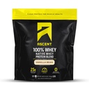 Donos 100% Whey, Native Whey proteini Mešanica - Čista post vadba regeneracija, Prebavljanje, Nič umetnih arom in sladil, Gluten Free, 5.5g BCAA, 2.6g Leucine, Vanilla Bean 4 lb.