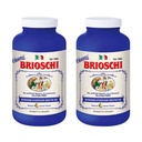 Brioschi italijanščina limona aroma šumeče zgage, vznemirjena želodčne težave, prebavne motnje kisline, 8,5 oz steklenička (Pack po 2)
