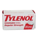 Tylenol Reg Strngth 100'S Velikost 100ct Tylenol 325 Mg Redna moč bolečina Reliever