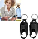 Inhaler Case Holder, 2PCS Astma Inhaler Imetnik Prenosno shranjevanje Zaščitna PU usnje Astma Inhaler Primer Lahek in zaščitno školjko za dnevno uporabo, potovanja in šole (črna)