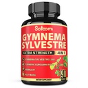 Satoomi Pure Gymnema Sylvestre kapsule Extract - 90 kapsul za 3-mesečno - v kombinaciji z Neem Leaf, sveti Basil & Kurkumin koren