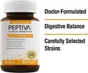 Peptiva Daily Probiotic, 25 milijard CFU, multi-strein probiotics, Lactobacillus Acidophilus, Bifidobacterium, Digestive Support dodatek - 30 Count