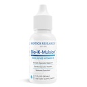 Biotics Research Bio K Mulsion Liquid Vitamin K Kapljice - 500 mcg/S - Vitamin K1 fitonadion za odrasle - VIT K dodatek - Močne kosti, zdravje srca, podpora za kloniranje krvi, 1 fl oz